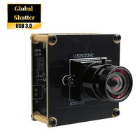 Cámara Lightburn USB3.0 con Obturador Global de 1200P, 120FPS/200FPS, Alta Velocidad, Sin Distorsión, Lente M12 para Visión Robótica Industrial