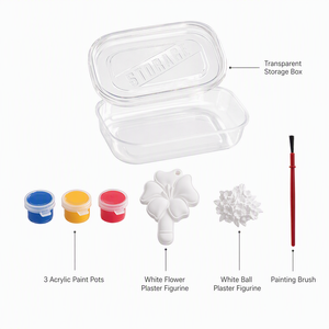 Kit de Pintura de Muñecas de Yeso <span class=keywords><strong>para</strong></span> Niños, Venta al Por Mayor OEM |   Set de Manualidades con Pintura y Pincel |   Kit de Arte No Tóxico con Certificación EN71 CE - Product Image 5