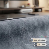 Alas Mouse Gaming Ramah Lingkungan Tahan Air Permukaan Halus Paket Kustom Multi Warna untuk Stok Alcantara
