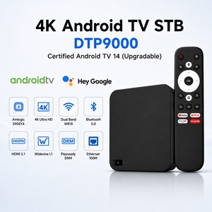 Android TV Box 4K OEM ODM, Certificado por Google y Netflix, para Operadores, Android 14, Amlogic S905Y4, Bluetooth 5.0, Reproductor Multimedia IPTV OTT - Product Image 3