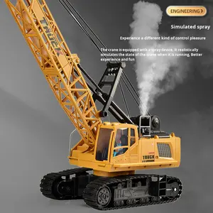 <span class=keywords><strong>Grande</strong></span> <span class=keywords><strong>grue</strong></span> <span class=keywords><strong>télécommandée</strong></span> en alliage 9/11/13/15 canaux véhicule d'ingénierie <span class=keywords><strong>jouet</strong></span> pelle électrique voiture pour garçons - Product Image 4