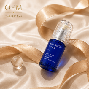 Sérum hydratant pour le visage au peptide bleu 10 ml, essence hydratante pour la peau au peptide de cuivre, OEM, étiquette privée personnalisée - Product Image 5