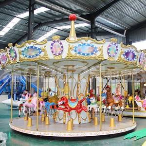 Carrusel de Animales de 16 Asientos para Niños, Certificado CE, Atracciones de Feria - Product Image 2