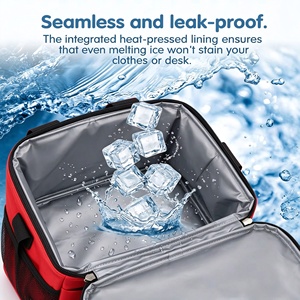 Sac isotherme de pique-nique portable personnalisé pour l'extérieur, 15-20L, écologique, imperméable, en nylon et polyester - Product Image 5