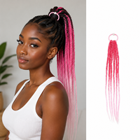 Perruque en fibre synthétique résistante à la chaleur, avec emballage personnalisé et logo, alternative aux extensions de cheveux naturels, idéale pour le tressage – Meilleures ventes