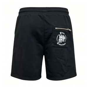 Custom Streetwear <b>Elastic</b> Waistband Cotton Silk Screen Printed 100% Cotton Jogger Sweat Shorts Men - Product Image 2