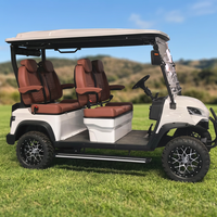Véhicule de golf électrique 6 places à faible vitesse, face avant, pour visites touristiques, couleur et logo personnalisables – Offre Spéciale