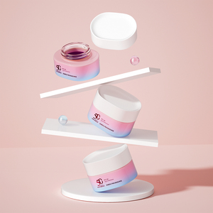 Biểu Tượng Tùy Chỉnh 50G Sang Trọng Mỹ Phẩm Lọ Rỗng Mỹ Phẩm Cơ Thể Bơ Mặt Kem Container Viên Nang Hình Dạng Chăm Sóc Da Jar Với Nắp - Product Image 1