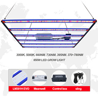 650W spectre complet High Par led élèvent la lumière LM301H uv ir dimmable led élèvent des lumières pour l'horticulture hydroponique plante d'intérieur