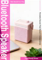 Altavoz Inalámbrico de Tela para 5.4, 5W, Batería de 1200mAh, Diseño Colgante, Compatible con MP3, Tarjeta de Memoria, 3-5 Horas de Reproducción, Ideal para Fiestas en Casa