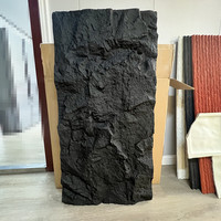 Nouvelle arrivée pilier panneau colonne de pierre enveloppe décoratif artificiel 3D PU Faux pierre panneaux muraux