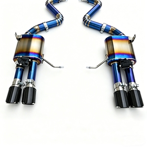 <span class=keywords><strong>Serie</strong></span> de titanio para BMW M3 E90 E92 E93 4.0L, escape con válvulas de aleación de titanio, mejora de rendimiento y potencia. - Product Image 1