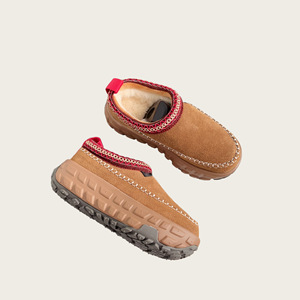 Uggs 2025 Automne Hiver Bottes U à semelle robuste <span class=keywords><strong>style</strong></span> ethnique, pantoufles d'extérieur en fourrure respirantes à jambe longue pour la neige, demi-pantoufles - Product Image 5