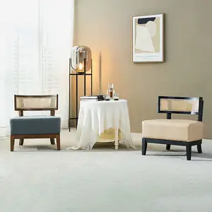 Gepolsterter Akzent Lounge Chair für Wohnzimmer Nordic Lazy Leisure Einzels ofa für Hotel Esszimmer