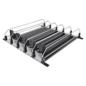 Kim loại tự động Kệ Pusher Divider khay hàng hóa hàng tạp hóa nước giải khát uống chai Pusher