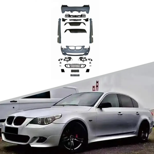 Kit de Carrocería <span class=keywords><strong>M</strong></span> Tech para <span class=keywords><strong>BMW</strong></span> Serie <span class=keywords><strong>5</strong></span> <span class=keywords><strong>E60</strong></span> 2002-2010 <span class=keywords><strong>M</strong></span> Sport PP de Alta Calidad en Gris Imprimación, Parachoques Delantero, Faldones Laterales, Alerón - Product Image 2