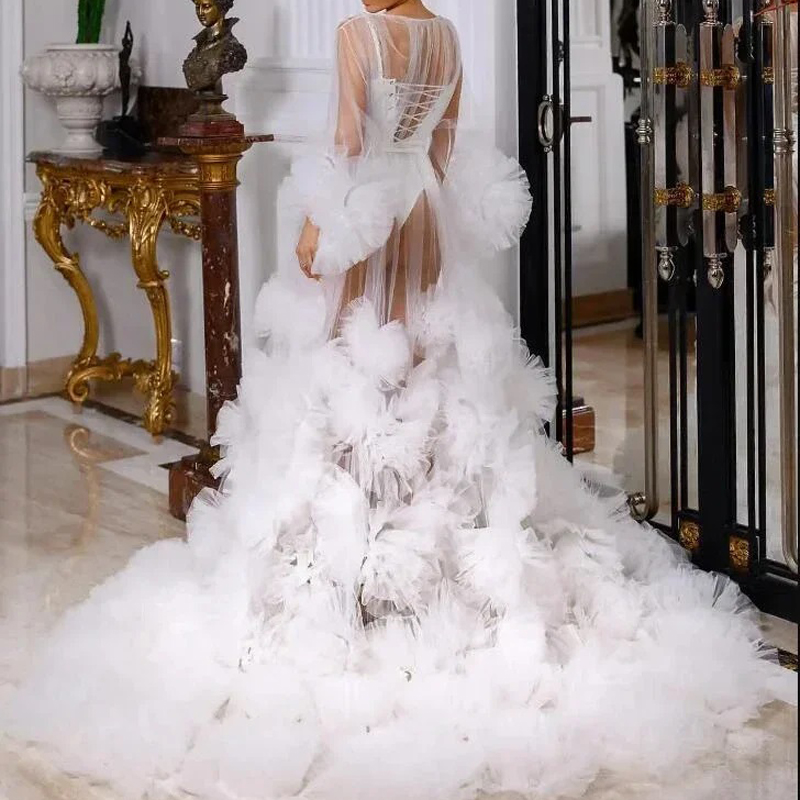 Bridal Gown With Jacket - 2-in-1 Elegant Wedding Dress
