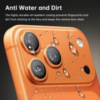 Nouveau film protecteur d'objectif d'appareil photo orange anti-rayures pour iPhone 17 Pro Max 17 Air, accessoires mobiles du fabricant