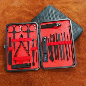 Outils de soin des ongles en acier inoxydable titane arc-en-ciel de haute qualité, ensemble de manucure et de pédicure portable, coupe-ongles aiguisé, kits de toilettage - Product Image 5