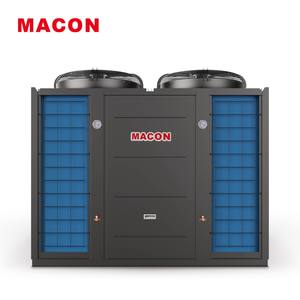 Contrôle Wifi 60HZ Système de chauffage de l'eau industriel R134A R134A <span class=keywords><strong>Macon</strong></span> 150KW Chauffe-eau commercial à pompe à chaleur pour eau chaude - Product Image 1