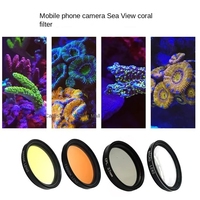 Filtro de Acuario Ecológico de Plástico para Agua de Mar en Caja, para Fotografía con Teléfono Móvil, Gran Angular, Macro, Uso en Exteriores
