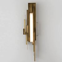 Postmoderne lumière luxe minimaliste applique villa géométrique salon fond applique design chambre lampe de chevet