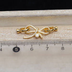 Collar y Pulsera de Plata S925 con Forma de T y Cierre de Hebilla Redonda, Accesorio para Manualidades, JG5236, Fornituras de Joyería - Product Image 1