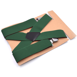 <span class=keywords><strong>Tirantes</strong></span> Personalizados con Estampado por Transferencia de Calor, Diseño Plano, Hebilla de Hierro de 5 cm de Ancho, Estilo Clásico X, para Hombre y Mujer - Product Image 3