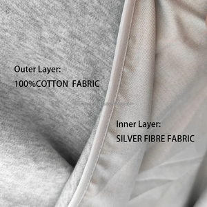 Blocco EMF Anti-radiazioni RFID schermatura scialle Unisex Casual lungo largo per la famiglia all'aperto grigio abbigliamento tradizionale cinese - Product Image 2