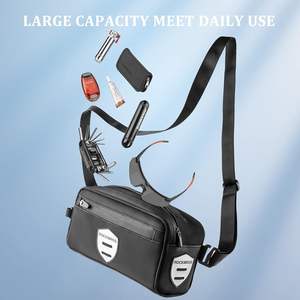 Bolsa de Manillar para Bicicleta, Bolsa de Sillín para Bicicleta, Multifuncional, Deportiva, Impermeable, de PVC, OEM ODM - Product Image 2