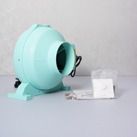 Ventilateur de ventilation en ligne silencieux de 6 pouces avec conception étanche pour salle de bain et cuisine, ventilateur centrifuge