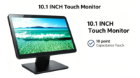 Layar Monitor LCD TFT 10.1 Inci 1280*800 VGA POS Kasir Layar Pelanggan