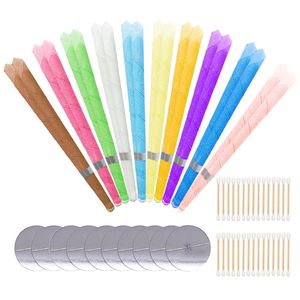 Kit SEFUDUN per la rimozione del <span class=keywords><strong>cerume</strong></span> dalle orecchie, detergente per la rimozione del <span class=keywords><strong>cerume</strong></span>, candele auricolari per aromaterapia con cera d'api - Product Image 1