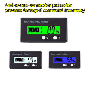 8-72V <span class=keywords><strong>LCD</strong></span> Digital Voltmeter <span class=keywords><strong>Tester</strong></span> für Säure-Blei-Lithium-Batterien misst einphasige DC-Strom versorgungs anzeige mit Gleich spannung - Product Image 2