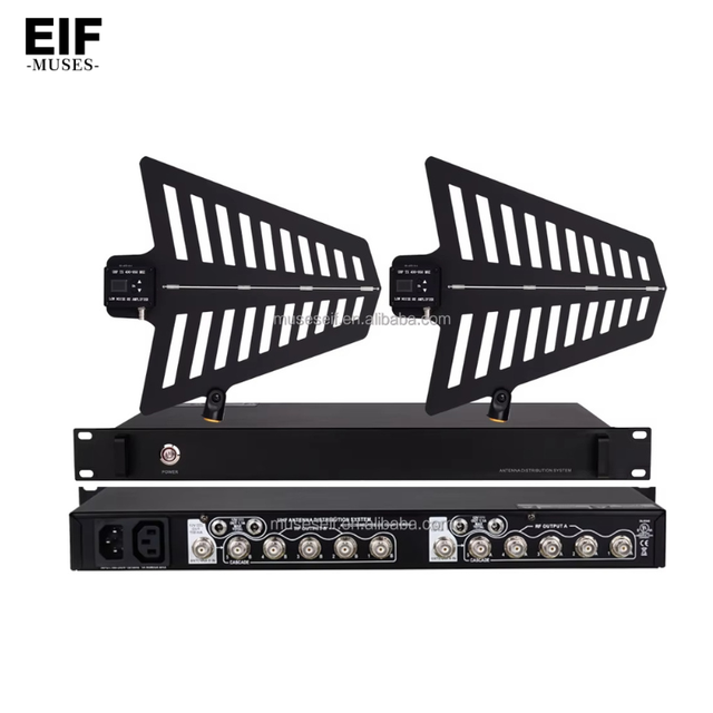 MS-2A Professional 10-Channel Active Directionality Signal Distribution System Booster Antenna Amplifier 30A Power for Wireless