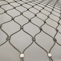 Filet de protection en câble métallique en acier inoxydable 316, filet de sécurité pour passerelles de couloirs, filet de protection contre les chutes pour balcons de centres commerciaux