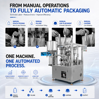 Machine de remplissage et de bouchage automatique multifonctionnelle à bec rotatif pour sachets de purée de fruits et aliments pour bébés, machine d'emballage pour sachets souples verticaux