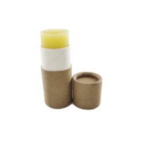 Carton biodégradable Push up Stick Déodorant Conteneur Push up baume à lèvres Tube en papier