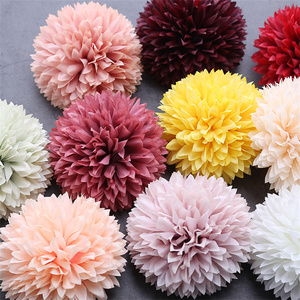 Décoration d'arc de fête de mariage fausses boules de pompons fleurs tête de chrysanthème artificielle - Product Image 3