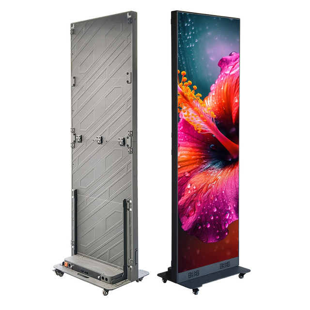 Portable Digital LED Poster Display Screen Smart Advertising Player Panel for Events and Shopping Mall Signage Billboard
