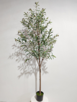 Árboles de Olivo Desmontables de 3 a 8 pies, Bonsái en Maceta, Adorno de Jardín, Árbol Artificial, Decoración del Hogar, Plantas Artificiales, Vegetación Artificial