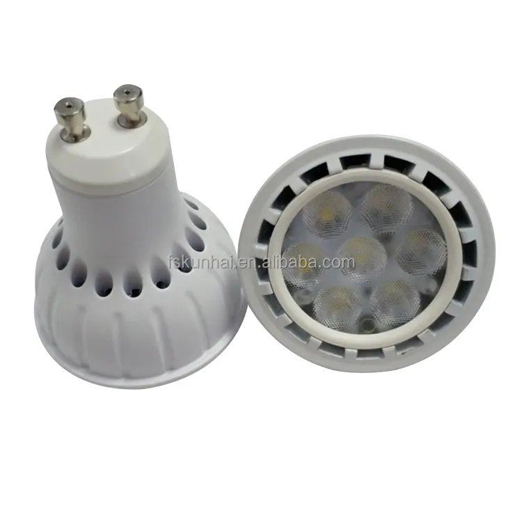 Holofotes de led de alumínio, 12-24v 85-265v, regulável, downlight mr16 gu10 gu5.3 e14 e11, lâmpada KH-SD-015/016