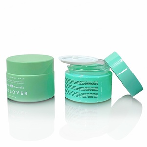 Juego de Envases de Cosméticos de Lujo Vacíos en Verde Mate, Tarro de Crema de Plástico, Botella de Loción para Crema Facial - Product Image 3