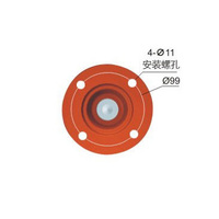 Buje de rotura muerta aislado integrado, resina epoxi JCTG-12 WS/630 12KV para gabinete de rama de Cable con interruptor SF6