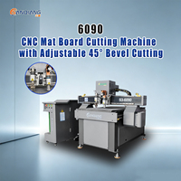 Mesin Pemotong Kertas CNC Mini Desktop 6090 dengan Pisau Osilasi untuk Bingkai Gambar Matboard dengan Schneider PLC Akurasi Tinggi