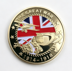 Medalla de recuerdo de cobre chapada en oro de alta calidad, moneda personalizada fundida a presión para regalos promocionales de venta al por mayor transfronteriza - Product Image 2