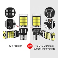 Auto-LED-Glühbirnen DC12V T15 4014 45smd 921 912 W5w Auto-Rückfahr signal leuchten Backup-Bremse für Auto-LED T15