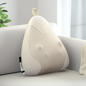 Snowfit Lumbar Massage <b>Cushion</b> Rechargeable USB <b>Back</b> Support Pillow for Office Home Use - Product Image 4