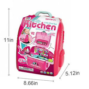 Trẻ Em Trẻ Em Trẻ Em Chơi Đồ Chơi Nhà Bếp Thiết Lập Cho Cô Gái Cậu Bé, 2 Trong 1 Giả Vờ Chơi Bé Đồ Chơi Ba Lô Nhà Bếp Nấu Ăn Chơi Thiết Lập - Product Image 5