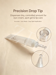 Kundenspezifischer Druck 19mm 8 bis 20ml PBL Kosmetik-Quetschtuben mit Tropfspitze für Augencreme Lippenbalsam Fleckenbehandlung OEM ODM - Product Image 6